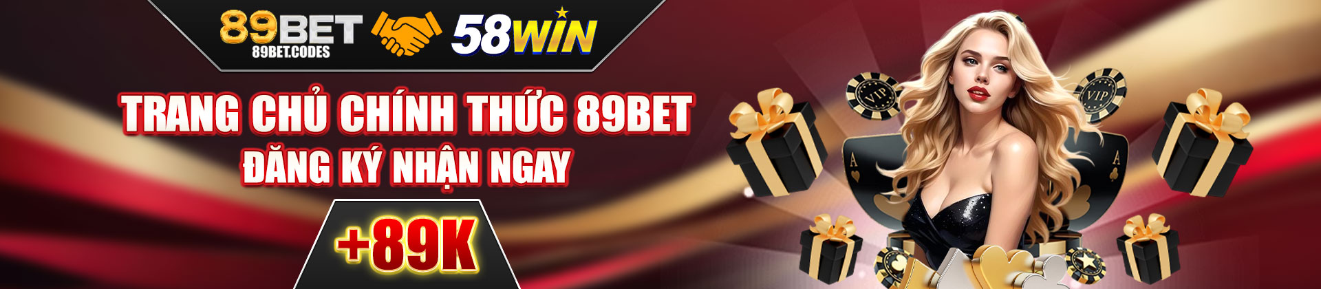 Banner thương hiệu 89BET