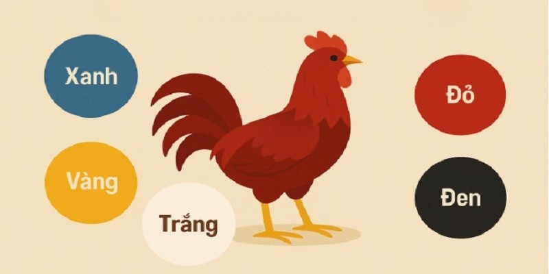 Mẹo cược theo màu đá gà tiền lớn